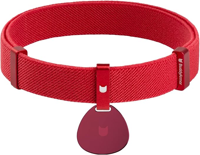 Safety Cat Collar and ID Tag Set - Elastic Quick Release Non Breakaway Personalized Anodized Aluminum Engraved Pet Name Tag, Lightweight for Kitten Small Large Cats