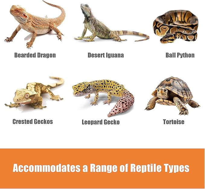 Bearded Dragon Tank Accessories, Reptile Terrarium Liner, Bearded Dragon Substrate Bedding for 40 Gallon 50 Gallon 75 Gallon Reptile Tank