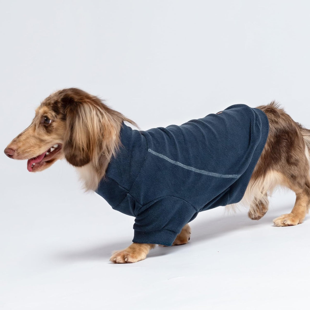 Fitwarm 3 Pack Classic Fleece Dog Sweater, Turtleneck Dog Sweatshirt, Dog Winter Clothes for Small Dogs Boy Girl, Pet Pullover Jacket, Cat Apparel, Blue, Grey, Navy, Large