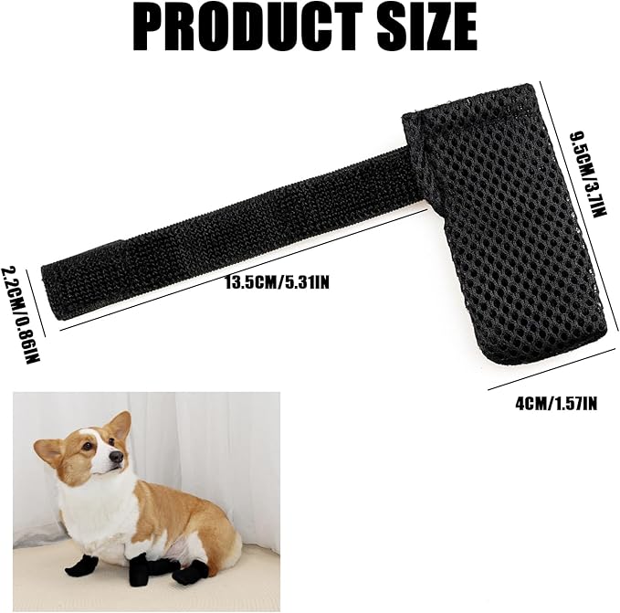 4 PCS Cat Boots, Cat Mittens to Prevent Scratching, Breathable Mesh Cat Foot Covers, Adjustable Cat Claw Protectors or Cats When Bathing and Nail Trimming
