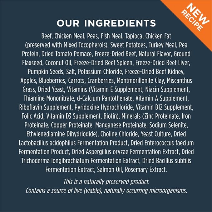 Instinct Raw Boost Small Breed, Natural Dry Dog Food with Freeze Dried Pieces, High Protein, Grain Free Recipe - Real Beef, 10 lb. Bag