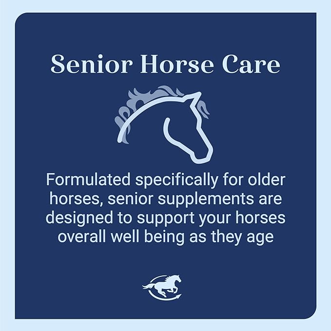 Senior Support SmartPak | Prebiotics and Probiotics | Turmeric Supplement | Flax Seed for Skin & Coat Health | Antioxidant Support for Senior Horses | 28 Days Supply