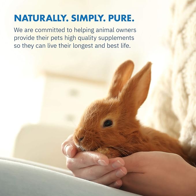 HealthyGut™ Probiotics for Rabbits Dietary Supplement, All-Natural Digestive System Formula (600 Servings)