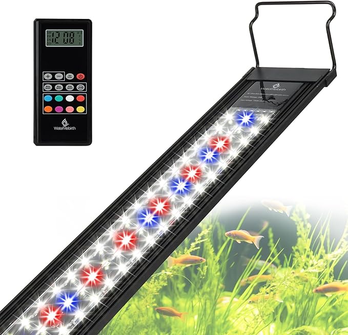 WaterRebirth Aquarium LED Light Fish Tank Light (48-54”)