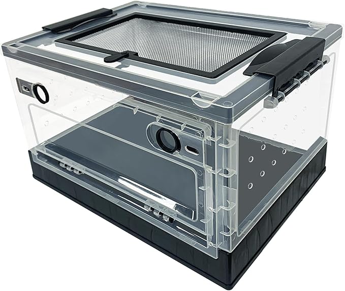 Hamster breeding House Reptile breeding Cages with Wheels (Small Size)