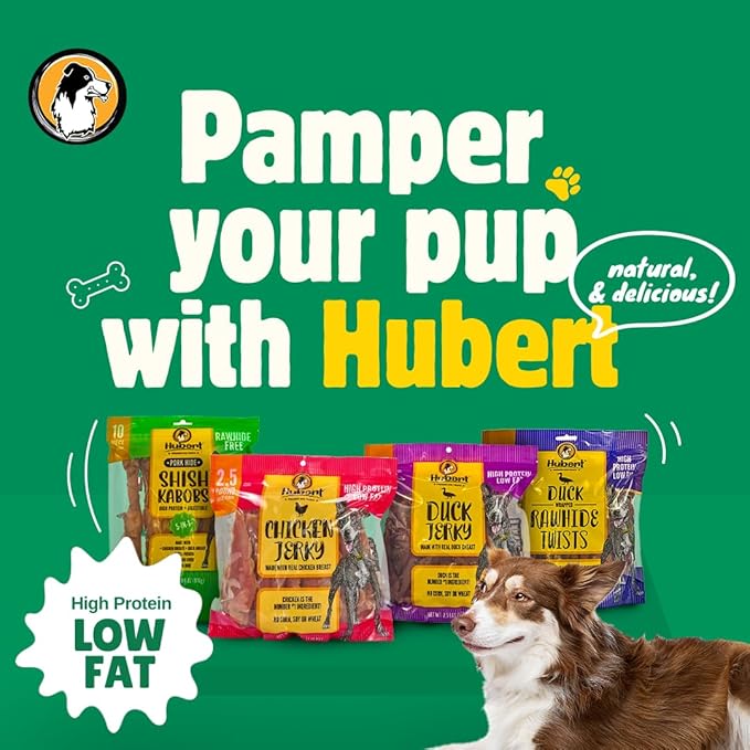 Hubert Pet Premium Cod Skin Rolls - Single Ingredient Natural Dog Treats for All Breeds, No Artificial Additives - 1.5 lbs Bag