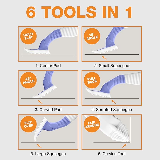 FurDozer X6 Pet Hair Remover & Auto Detailing Tool - Cat & Dog Hair Remover for Carpets, Car Interiors, Couches, Bedding, & Furniture - Reusable Pet Hair Removal Tool for Fur & Lint (Purple, 2-Pack)