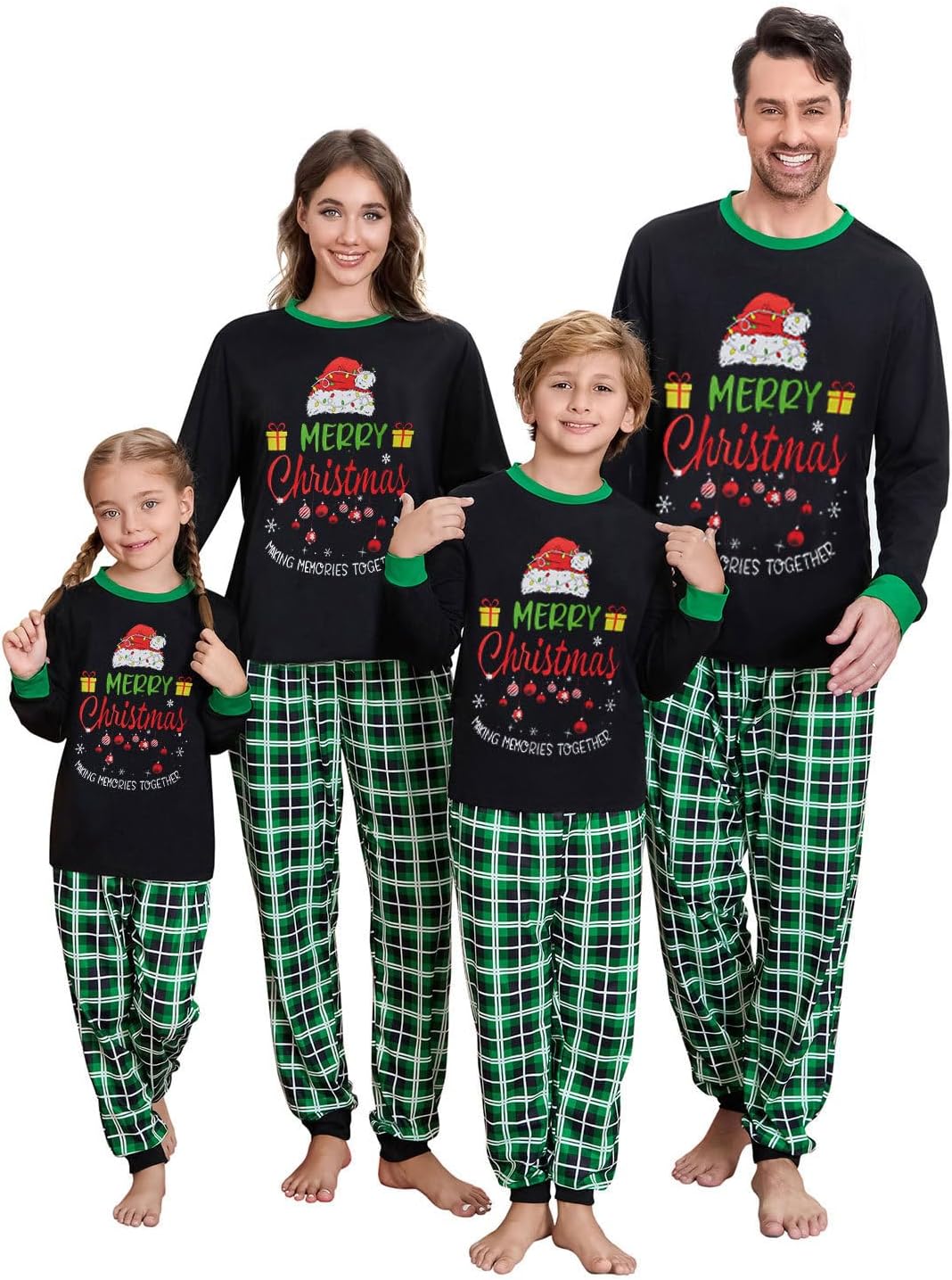 Matching Family Christmas Pajamas Set - Xmas Sleepwear PJs