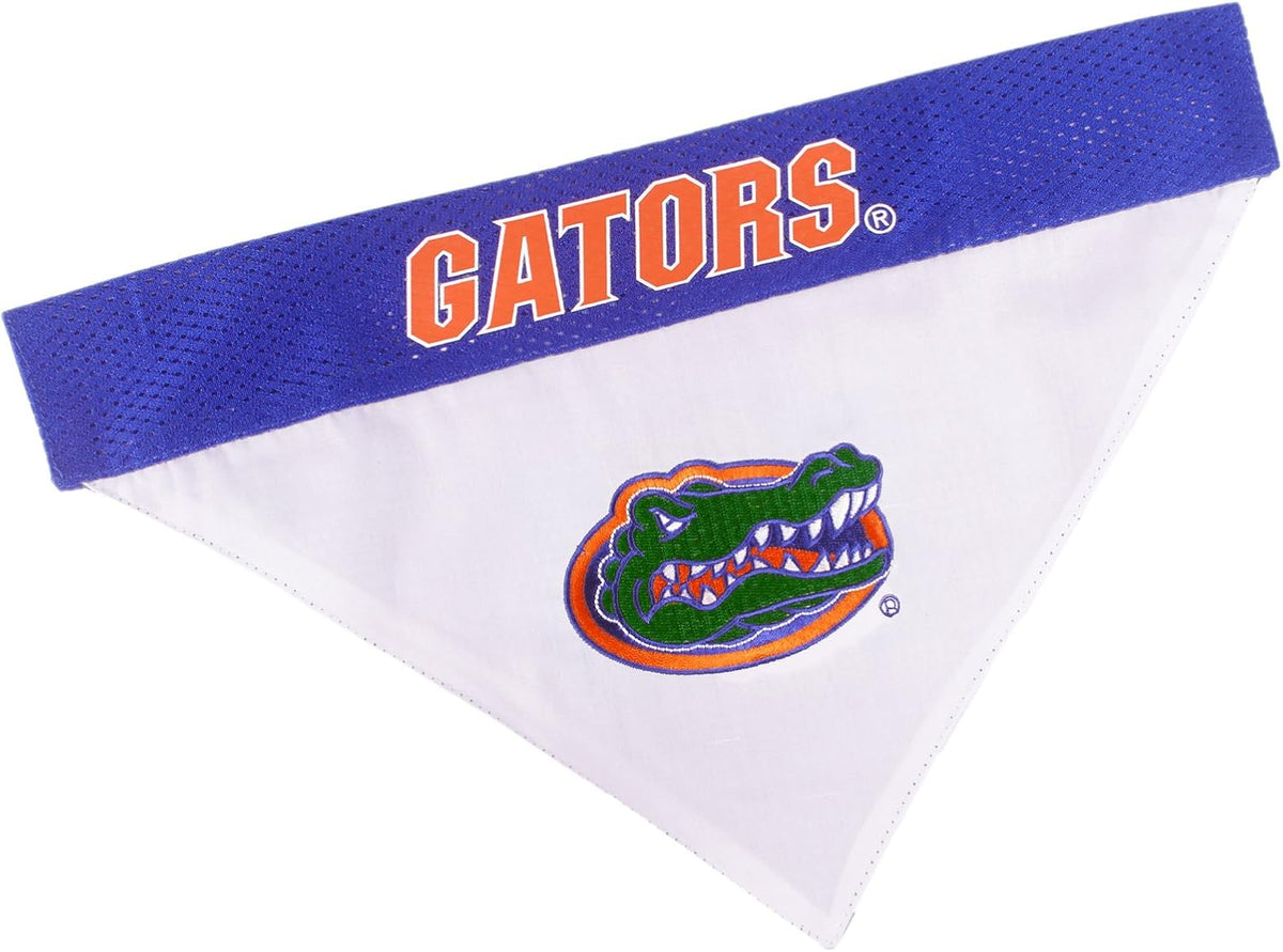 Pets First Collegiate Pet Accessories, Reversible Bandana, Florida Gators, Small/Medium