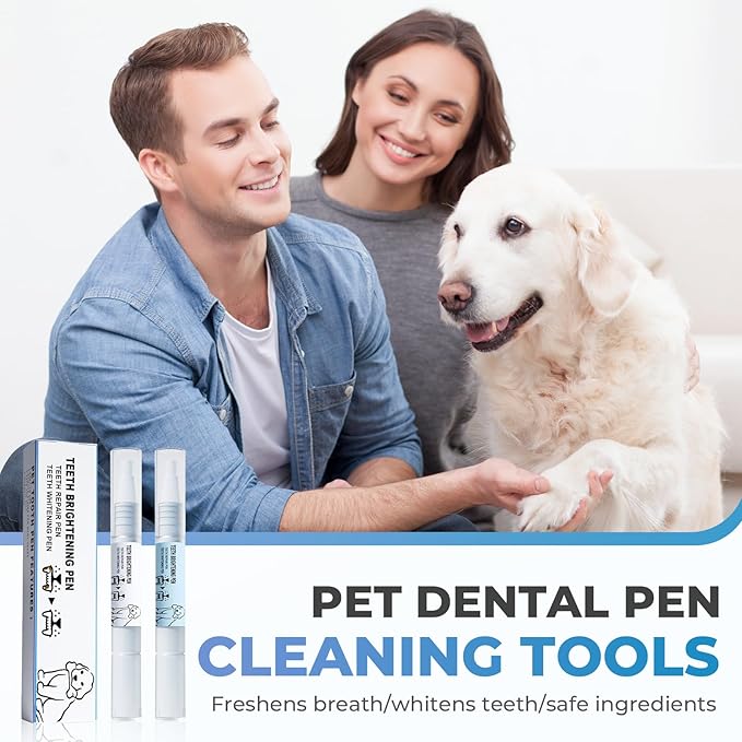 Pet Toothbrush Pen, 2025 Upgrade Pet Oral Repair Gel Dog Teeth Cleaning Pen, Pet Tooth Whitening & Cleaning Teeth Brightening Pens for Dog Cats Dental Care Fresh Breath (3)
