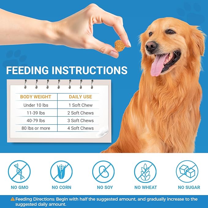 Flea and Tick Prevention for Dogs, 180 Soft Chews Natural Dog Flea and Tick Chewables Oral Flea Supplement for Dogs, Puppy Flea Support - All Breeds & Ages - Chicken Flavor