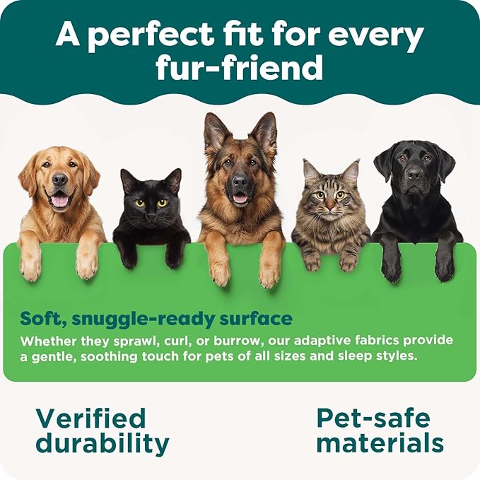 Furhaven 44" Round Orthopedic Dog Bed for Large Dogs w/ Removable Washable Cover, For Dogs Up to 80 lbs - Sherpa & Suede Snuggery - Espresso, 44-inch