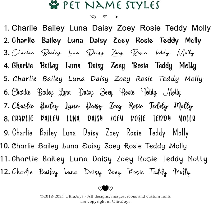 Ultra Joys Custom Personalized Hexagon Dog ID Tag - Brushed Stainless Steel Silver, Small