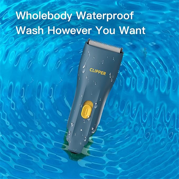 Prowerful Home Professional Dog Grooming Kit Clipper Low Noise USB Rechargeable Gifts for Dog Cat Green,TS006