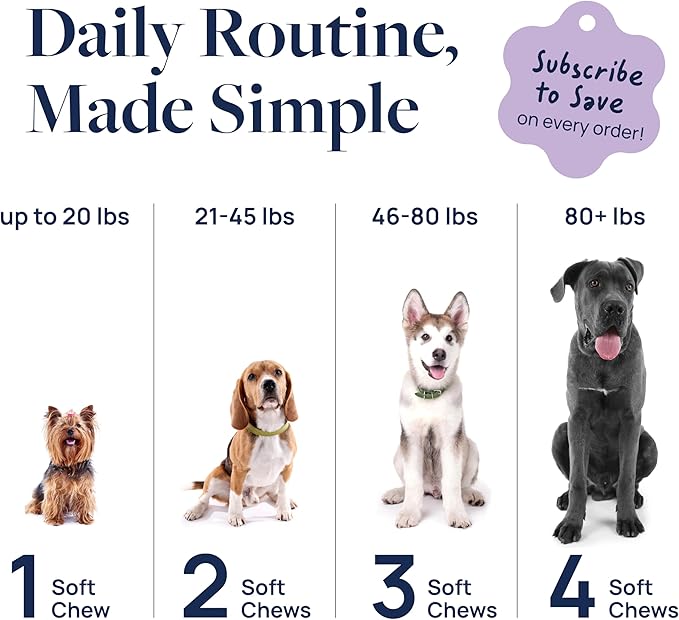 Veterinary Formula Pet Calm 60ct – Vet-Formulated Calming Chews for Dogs with L-Theanine, L-Tryptophan for Behavior Support, Relaxation Treats, Puppy Chews for Stressful Situations, Dog Calming Aid