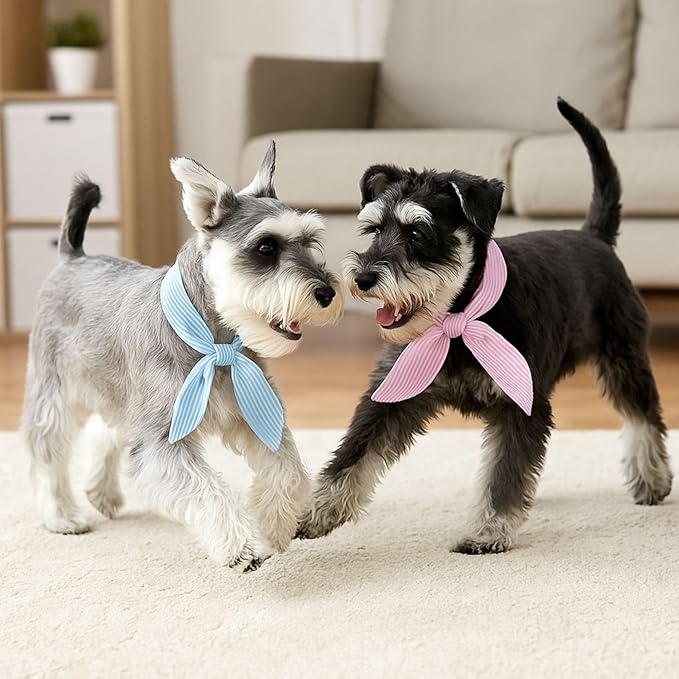 2pcs Cooling Scarf for Pets,Summer Cooling Scarves Keep Cats and Dogs Cool, Reused,Rrecycled,Suitable for Dogs (2pcs-Avocado)