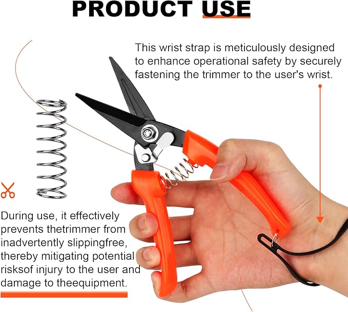 Professional Sheep Hoof Trimmer Scissors, Versatile Sheep Hoof Trimmer for Sheep, Goats and Alpacas with Non-Slip Handles for Safe and Precise Hoof Trimming (8 Inch)