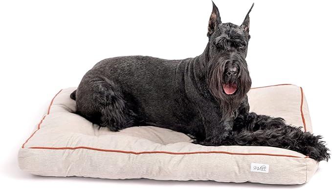 Midlee Outdoor Dog Bed- Medium Tufted Washable Water Resistant Pet Kennel Mat