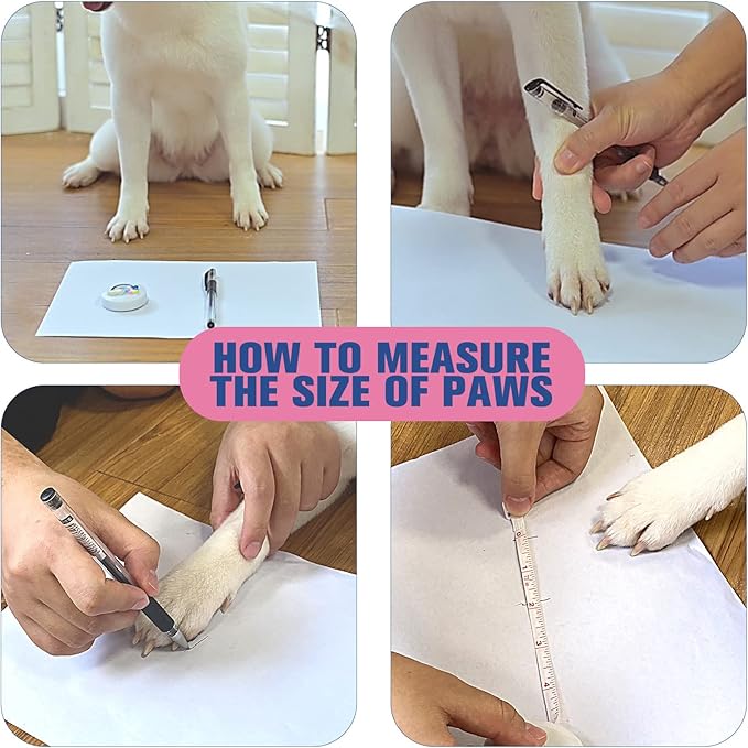 EXPAWLORER Anti Slip Dog Socks to Prevent Licking Paws, Dog Shoes for Hot Pavement, Dog Booties for Small Medium Large Senior Dogs, Traction Control Dog Boots & Paw Protectors for Hardwood Floors