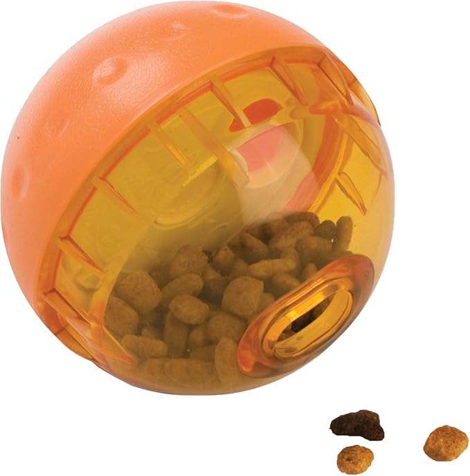 OurPet's IQ Treat Ball Interactive Food Dispensing Dog Toy , Assorted Colors