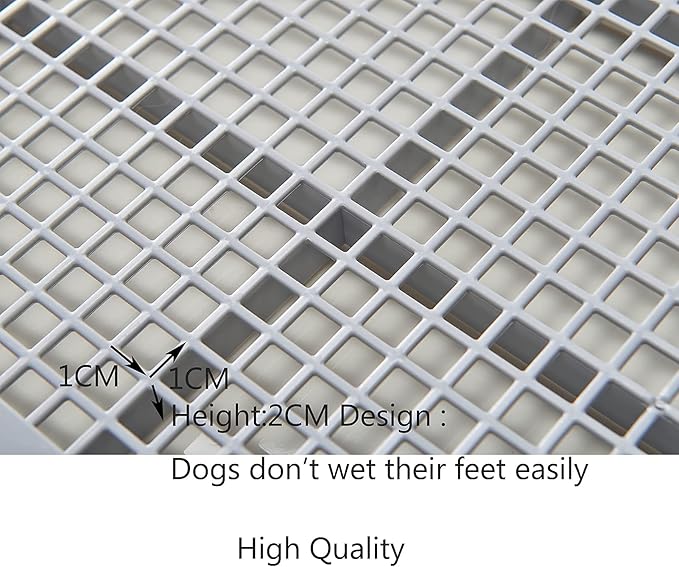 Smart Paws Corgi Potty Training Toilet,French Bulldog Training Tray,Pet Pads Holder,Dog Toilet 65X52CM