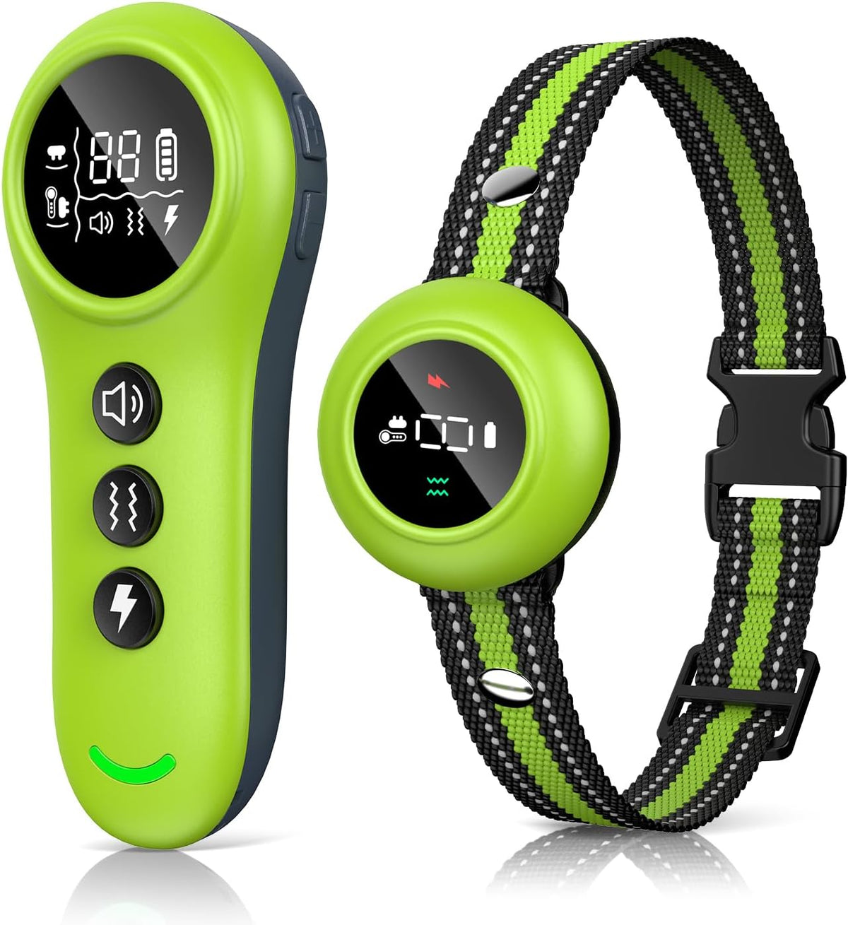 XDX 2-in-1 Dog Shock Collar & Bark Collar – 3300FT Dog Training Collar with Remote, Automatic Anti-Barking, 5 Adjustable Sensitivity Levels, IP67 Waterproof E-Collar for Small Medium Large Dogs