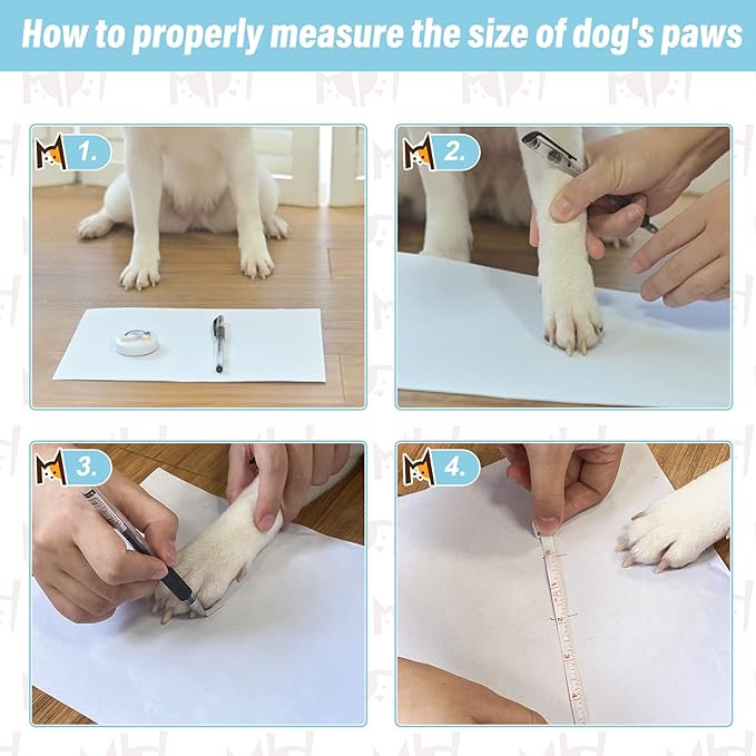 BEAUTYZOO Anti Slip Dog Socks for Small Medium Large Dogs,Paw Protector with Grips for Hardwood Floor Hot/Cold Pavement,Traction Control 3 Pairs AntiTwist Dog Shoes to Prevent Licking for Senior Dog
