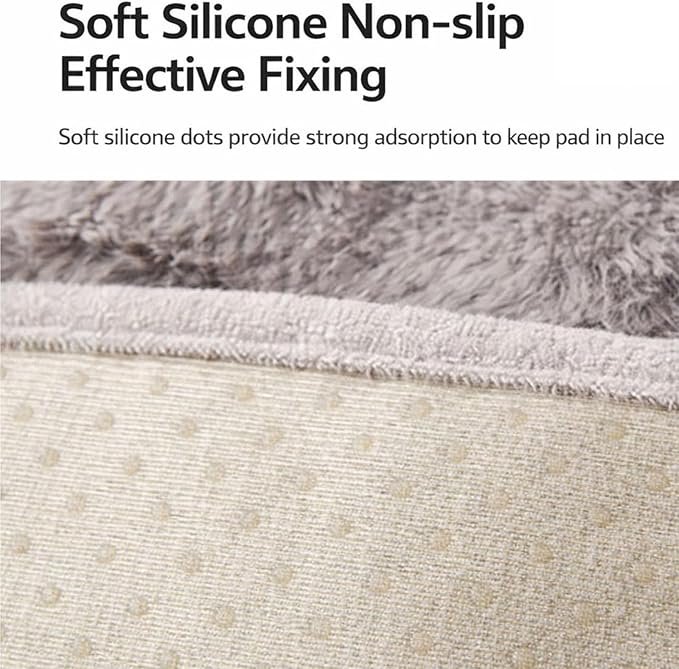Dream Cloud Pet Sofa Bed Machine Washable Waterproof Supportive Comfort Non-Slip Plush Pet Couch Bed with Raised Edge for Sofa Car Floor, Small Medium Dogs Cats, Furniture Protector (Light Gray2)