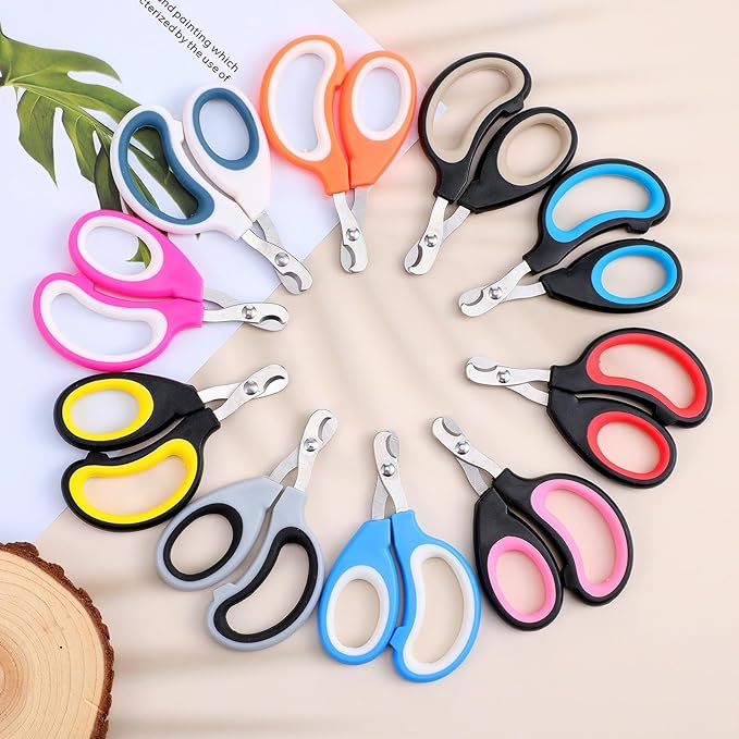 20 Pcs Cat Nail Clipper Bulk Kitten Claw Trimmer Pet Nail Cutter Claw Care for Cats, Kittens, Bunny, Puppy, Rabbit, Gatos, and More