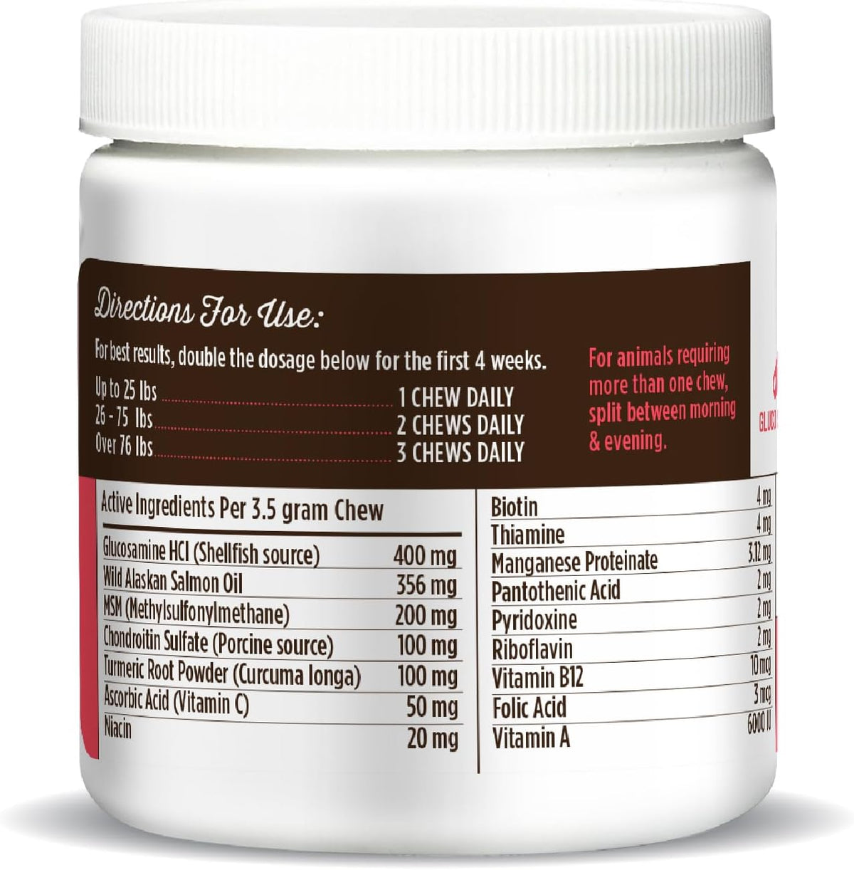 Dr. Joseph's VetPro Complete Multivitamin Dog Supplement, 60 Count (Small Dog 60 Days Supply), 5 in 1 Chew with Vitamins, Enzymes & Nutrients, Hip and Joint Health, Immune System and Allergy Support