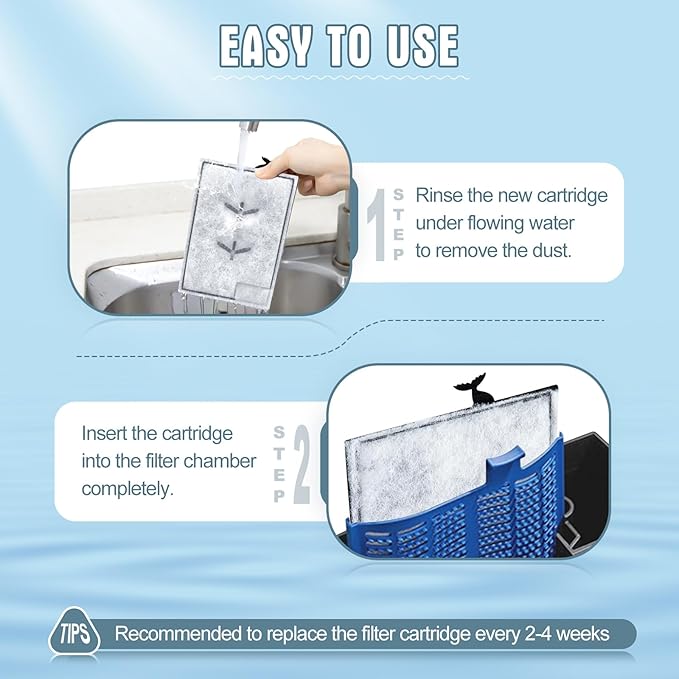 Erreloda 15 Packs Extra Small Filter Cartridges Replacement Compatible with Aqueon QuietFlow E Internal Power Filter Size 3