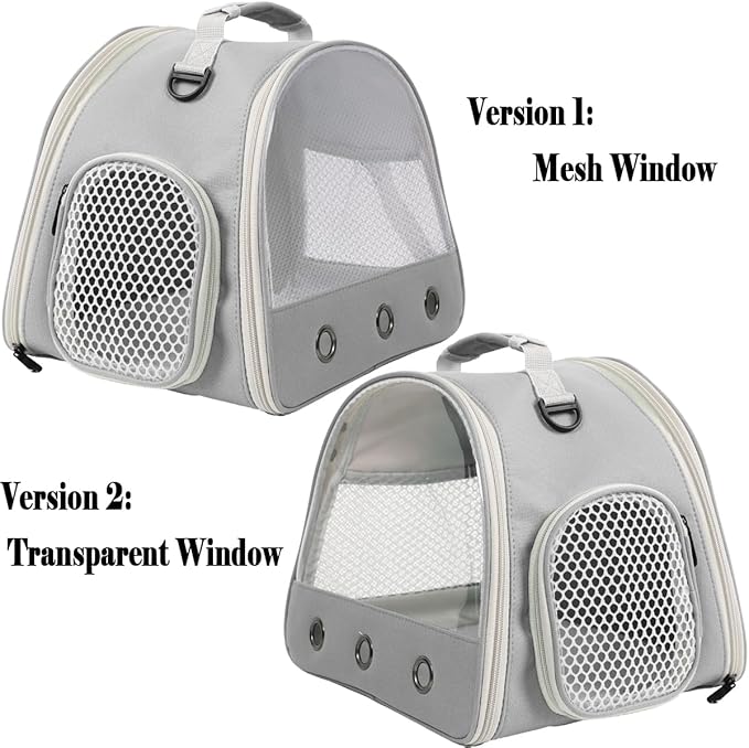 Ventilation Lizard Carrier for Bearded Dragon,Guinea Pig Carrier,Guinea Pig Carrier for 2,Reptile Travel Carrier for Lizards Sugar Glider Hedgehog Rat Parrot Birds,Airline Approved