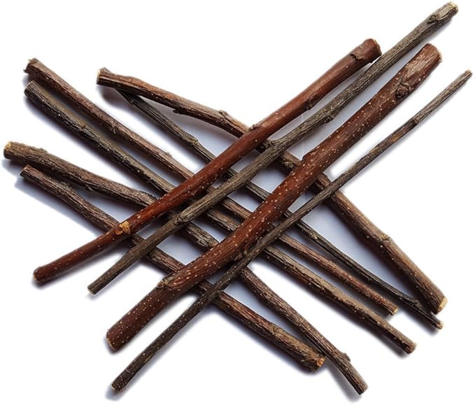 sharllen 400g (14.10oz) Natural Apple Sticks Wood Tree Branches Pet Snacks Chew Toys for Rabbit Hamsters Guinea Pig Chinchillas Squirrel and Other Small Animals by
