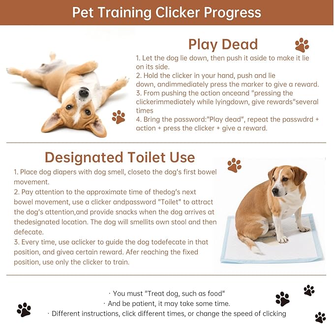 Dog Training Clicker with Wrist Strap Durable Lightweight Easy to Use,Pet Training Clicker for Cats Puppy Birds Horses,Perfect for Behavioral Training 3-Pack (Black,White and Water Lake Blue) (3)