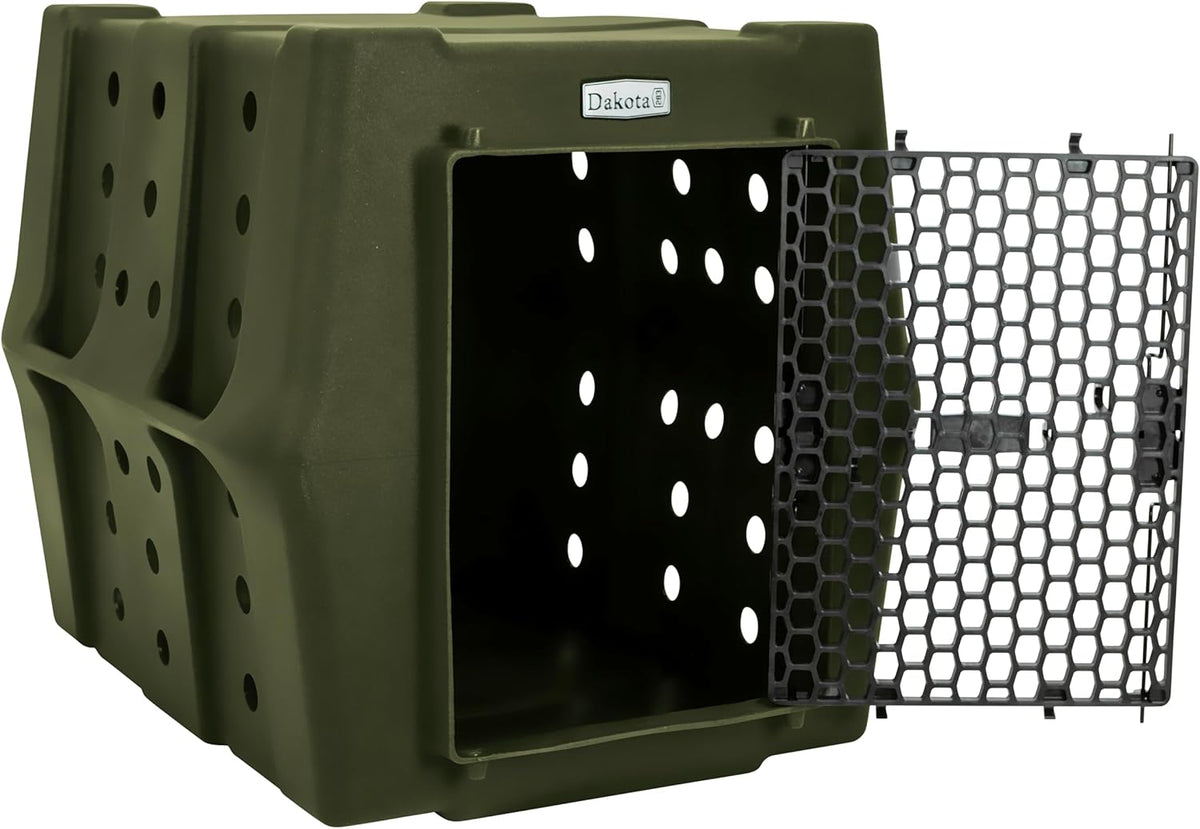 Dakota 283 Crate - Canine Rough and Tough Economy Kennel (Olive, Intermediate)
