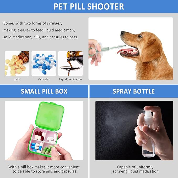 Dog First Aid Kit - Pet First Aid Kit for Dogs Pet Emergency Kit with Pets First Aid Supplies for Home Camping Hiking Traveling