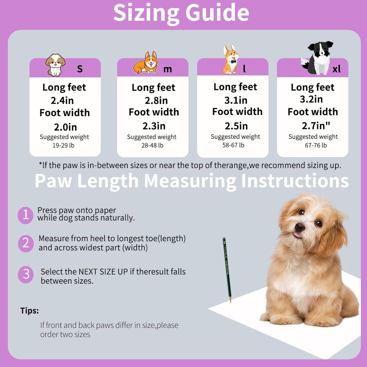 Dog Shoes for Hot Pavement, Adjustable Magic Tape Boots for Small, Medium & Large Dogs, Anti-Slip, Easy to Clean Paw Protectors for Beach, Outdoor & Hot Weather (Pink S)