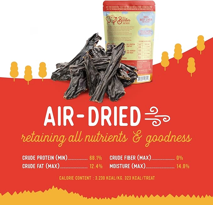 Beg & Barker Beef Liver Jerky for Dogs (10 Ounce, Pack of 2) - Dog Training Treats - Natural Dog Treats Made in The USA - Grain Free, Diabetic-Friendly, High Protein, Sugar-Free