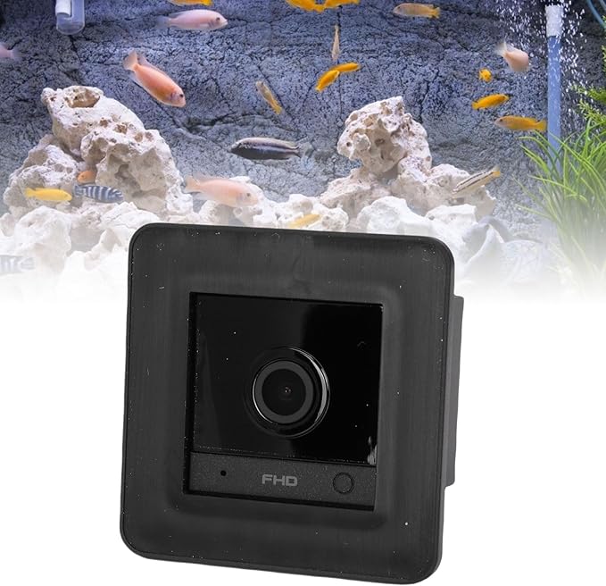Yoidesu 2K HD Fish Tank Camera, with 140 Wide Angle Anti Glare, Aquarium Camera with AI Motion Detection, WiFi Fish Tank for Reptile Terrarium Monitoring