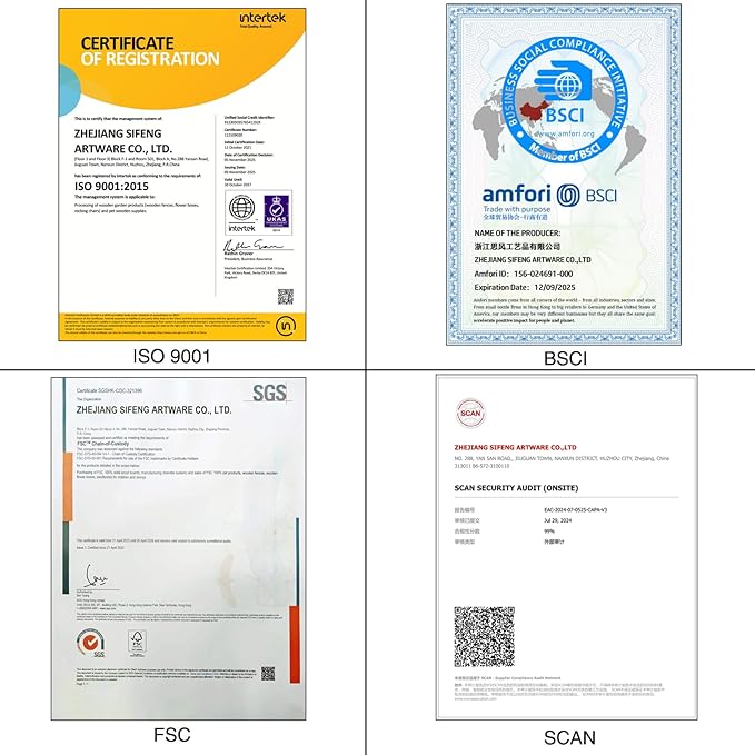 ZJSF Freestanding Indoor Dog Gate for House Foldable Wood Puppy Gate for Doorways Pet Gate for Stairs Extra Wide Pet Fence, Grey, 24" Height 4 Panels