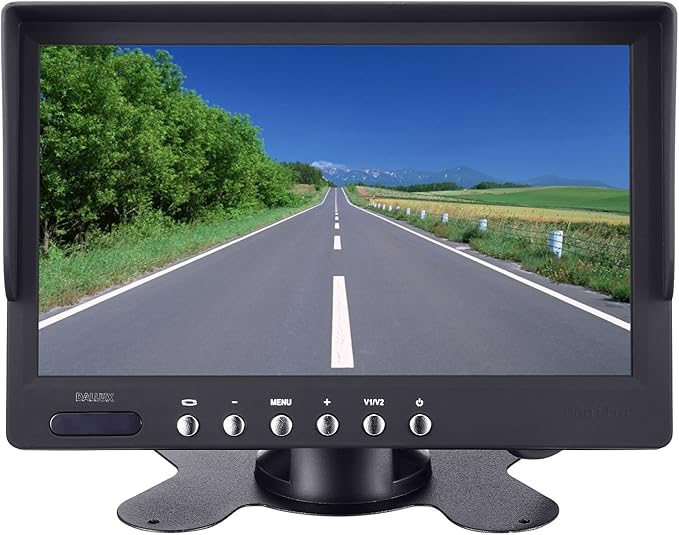 Truck Backup Camera Monitor kit,Heavyduty Vehicle Waterproof Night Vision Wide Angle Rearview Cab Cam+7 inch Screen+66ft Extension Cable for Bus/Van/Fifth Wheel/Trailer/RV/Camper/Pickup/(12V-24V)