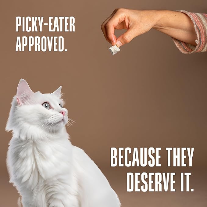 Whole Life Cat Just One Turkey Freeze Dried Cat Treats - Human Grade High Protein Food, Healthy Training Snacks, Freeze Dried Turkey Food Toppers, USA Made Natural Treats - 8 oz (Pack of 1)