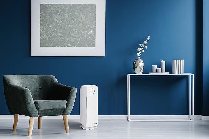 GermGuardian Air Purifier for Homes with Pets, H13 Pet HEPA Filter, Removes Pet Dander, Dust, Allergens, Smoke, Pollen, Odors, Mold, UV-C Light Helps Reduce Germs, 22 Inch, White, AC4300WPT