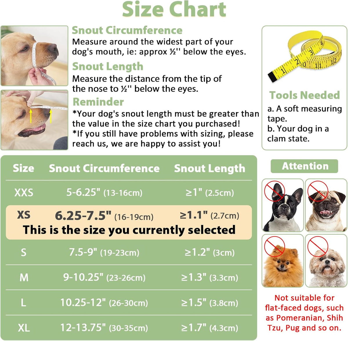 Mayerzon Dog Muzzle with Hook and Loop for Large Medium Small Dogs, Patented Soft Mesh Beagle Labrador Puppy Muzzles for Biting Chewing Grooming, Breathable, Adjustable, Allows Panting Drinking