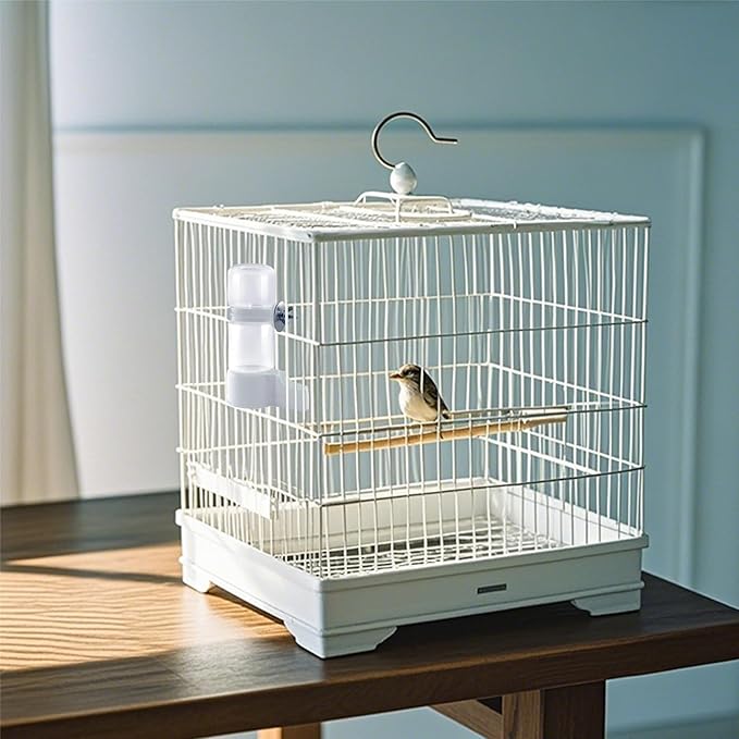 Pet Bird Automatic Water Dispenser,Bird Cage Hanging Drinking Device,Automatic Parrot Water Feeder,Budgies, Birds, Love Birds, Canary Drinking Fountains.