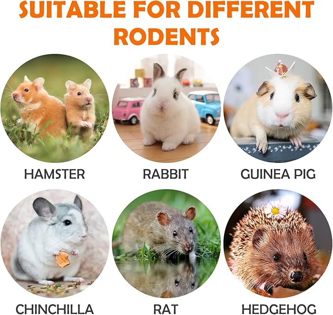Sofier 16pcs Timothy Hay Treats Rabbit Toys Natural Treats for Guinea Pig Bunny Hamster Chinchilla Rat Handmade Rabbit Chews for Teeth