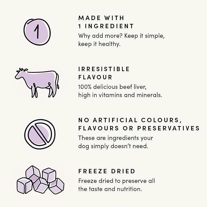 Crumps' Naturals Beef Liver Bites For Pets, 10-Ounce