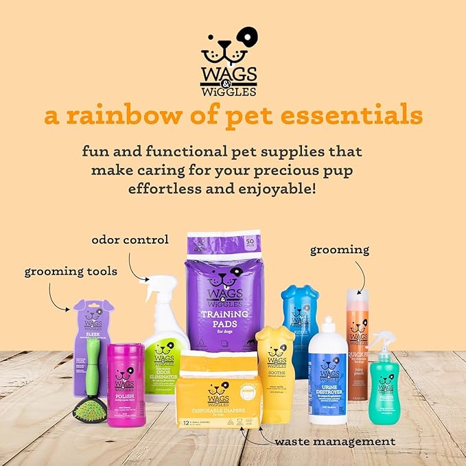 Wags & Wiggles No Marking Deterrent Training Spray for Dogs - Indoor Dog Pee Repellent & Behavior Aid, Anti Pee & Urine Deterrent, No More Marking, Ideal for Potty Training, 16 Fl Oz - 2 Pack