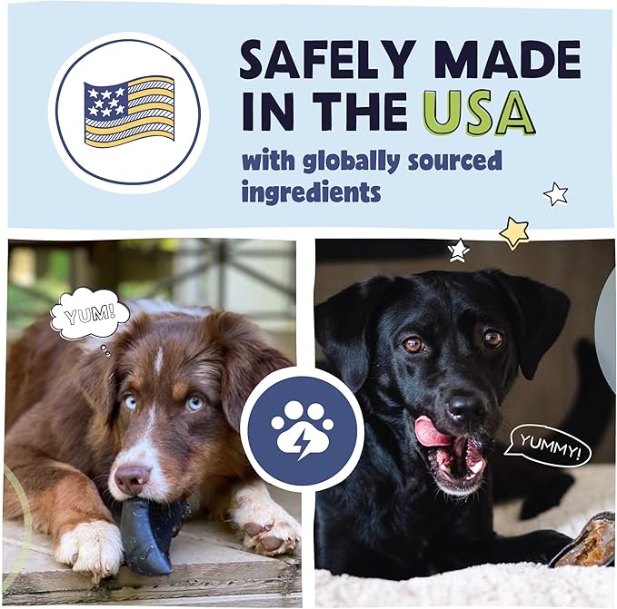 Pawstruck Peanut Butter Filled Cow Hooves for Dogs – Made in USA, Long-Lasting Dental Treats and Chews – Beef Hoof – 5 Count – Packaging May Vary
