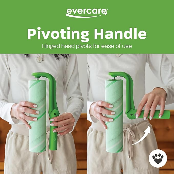 Evercare Easy-Store Mega 25 Layer Extended Handle Pet Lint Roller